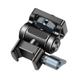 Smartphone NATO Rail Clamp Quick Release Phone Clip with Cold Shoe Mount for DJI Gimbal Stabilizer Camera Cage Rig Phone Holder