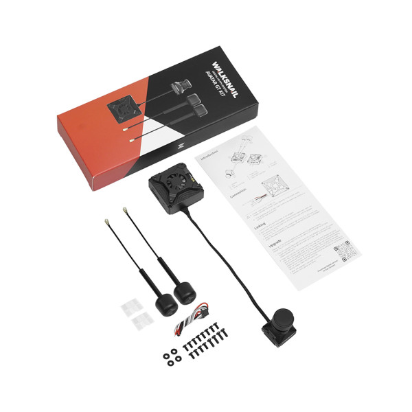 Walksnail- Avatar GT KIT Avatar-HD Pro Camera 1080P 160°FOV Gyro 1/1.8 Inch Camera 5.8G 2W Transmission FPV Cam VTX
