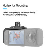 Horizontal and Vertical Shooting L-shaped Stand For Insta360 X4 Sport Camera Magnetic Adapter Extension Holder 1/4 Folding Base