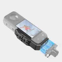 Horizontal and Vertical Shooting L-shaped Stand For Insta360 X4 Sport Camera Magnetic Adapter Extension Holder 1/4 Folding Base