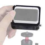 Aluminum Alloy Camera Cage Rig for Insta360 GO3 GO3S Quick Mount 1/4  Cold Shoe Expansion Quick Release Vlog Protective Frame