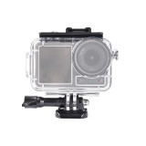 60M Waterproof Housing Shell for DJI OSMO Action 4 Camera Protective Case Diving Shield for Underwater Filming Diving Swimming