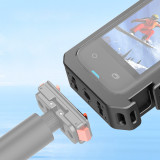 X4 Camera Cage Rig For Insta360 X4 Protective Case Cold Shoe Adapter Magnetic Base Expansion Bracket Action Camera