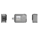 Aluminium Camera Cage For DJI ACTION 4 ACTION 3 Camera Cage Quick Release Mount with Cold Shoe for Action4 Protective Frame Case