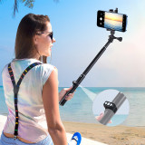 3 Buttons Wireless Phone Selfie Photo Shutter For Mobile Video Page Turner Rechargeable Bluetooth-compatible Remote Controller