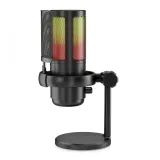 USB Recording Gaming Microphone Studio Intelligent Noise Cancelling Condenser Mic for PC Computer Live Streaming Singing Mic