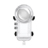 50M Waterproof Invisible Diving Case for Insta360 X4 Action Camera Underwater Protective Shell with Mount Adapter Accessories