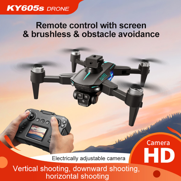 KY605S 2·4G Drone Brushless Motor Four-way Obstacle Avoidance Quadcopter Aircraft