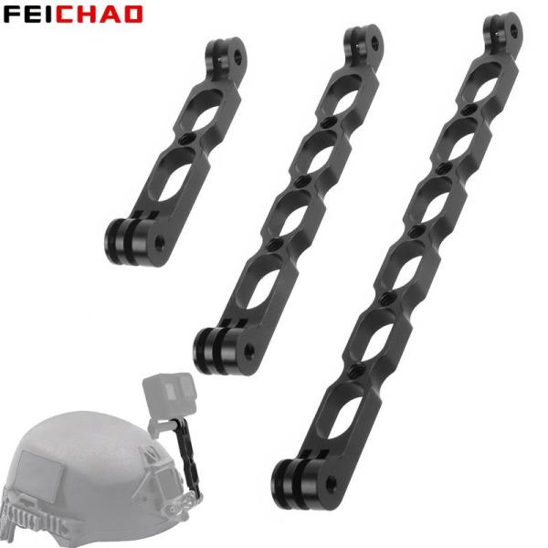 Aluminum Selfie Extension Arm Helmet Lengthen Rod Bracket 1/4 Hole for GoPro 13 for insta360 One Action Camera Hand Grip Handgrip