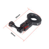 360 Degree Rotation Bike Bicycle Motorcycle Handlebar Handle Bar Mount Holder for OSMO 360/GoPro Hero 13 12 11 Rotatable Adapter Bracket