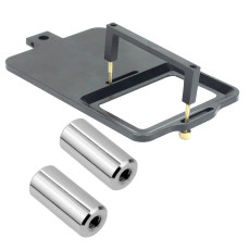 M3 Counterweights CNC Aluminium Camera Gimbal Mount Adapter Switch Plate w Plastic Fitting Clip for Gopro 13 for DJI Action 5pro