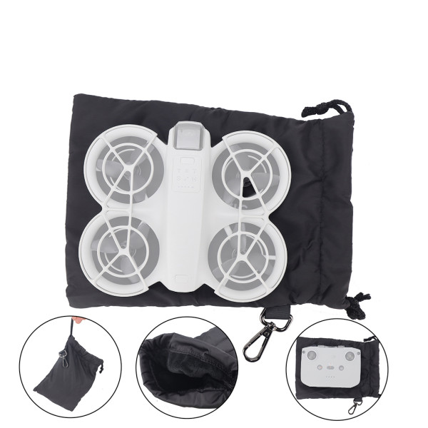 Storage Bag Body Soft Pouch Bag Anti-scratch Portable Handbag Travel Carrying Case for DJI NEO Drone for RC-N3 Remote Control TX