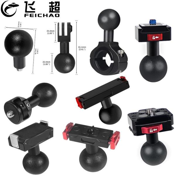 1  Ball Head Tripod Mount with Magnetic Base for OSMO 360/Gopro Hero 13 12 for DJI Action 5pro for Insta360 GO3/GO3S Camera Phone Bracket