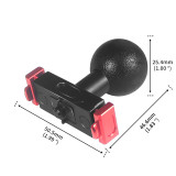 1  Ball Head Tripod Mount with Magnetic Base for OSMO 360/Gopro Hero 13 12 for DJI Action 5pro for Insta360 GO3/GO3S Camera Phone Bracket