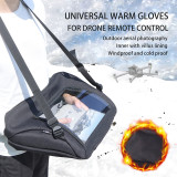FPV RC AT10II AT9S Remote Control Warm Gloves Anti-Wind Outfield Winter Warm Cover Transmitter Protector for DJI AIR3S Neo Drone