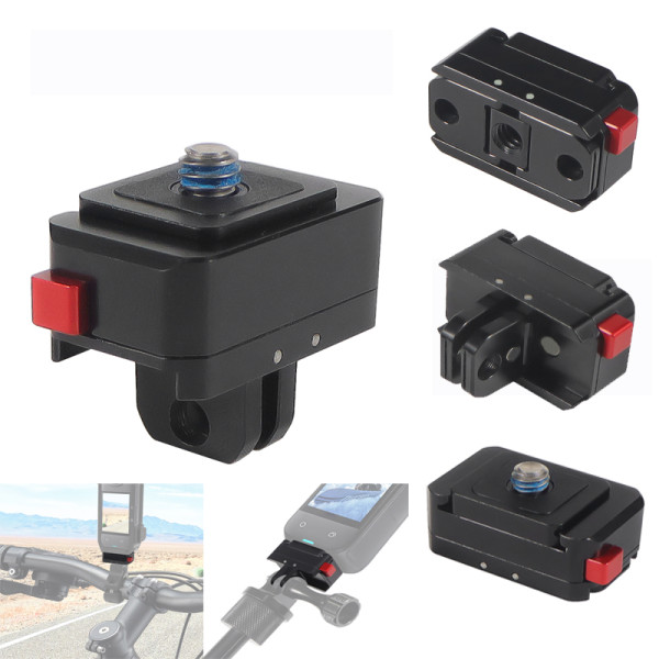 Magnetic Quick Release Base Tripod Adapter Cold Shoe Mount for Insta360 X4 for GoPro 13 for DJI OS-MO 360/Action 5Pro Cameras Flash Lights