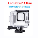 Waterproof Housing Case for GoPro Hero 11 Mini Camera Cage Aluminum Alloy 80meters Diving Underwater Vlog Shell Protective Frame