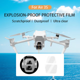 For DJI AIR 3S HD tempered film lens anti-scratch anti-explosion touch drone lens protective film