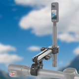 Bike Handlebar Clip Super Clamp Camera Bracket for Insta360 X4 for GoPro13 12 /Action 5PRO Motorcycle Bicycle Torch Light Holder