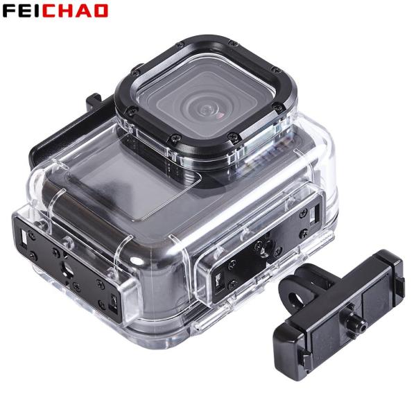 60M Waterproof Housing Case Shell with Cold Shoe Mount Protective Cover Underwater Diving Case for GoPro Hero 13 Action Camera