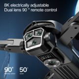 V188 2·4G Drone 6K 8K Aerial Photography 4CH 1503 Brushless Motor Obstacle Avoidance Quadcopter Aircraft