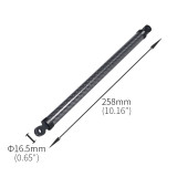 Carbon Fiber Selfie Helmet Extension Arm Lengthened Rod Bracket Tripod Adapter for GoPro 13 Insta360 for DJI Osmo Action Camera