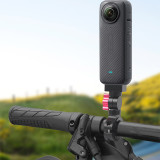 360 Damping 180 Adjustable Bike Bicycle Handlebar Mount Holder Clamp for OS-MO 360/Gopro Hero Insta360 GO3 GO3S for DJI Osmo Action Camera