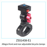 360 Damping 180 Adjustable Bike Bicycle Handlebar Mount Holder Clamp for OS-MO 360/Gopro Hero Insta360 GO3 GO3S for DJI Osmo Action Camera