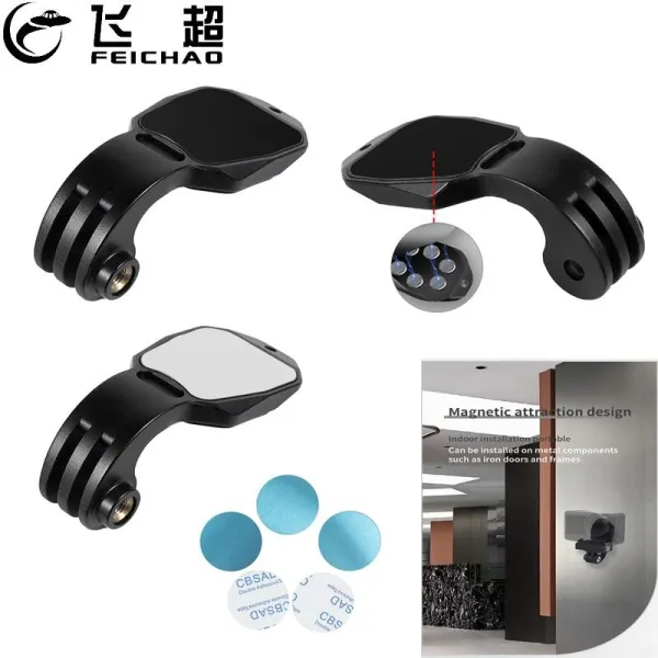J Hook Adapter Quick Release Chest Clip Mount Magnetic Base for Gopro 13 12 Insta360 GO3S for DJI OSMO Action Camera Accessories
