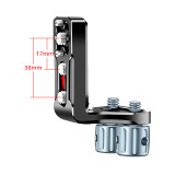 Portable L-shaped Quick Release Cold Shoe Bracket for DJI Transmission Transmitter BasePlate Holder Stand