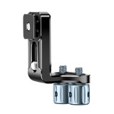 Portable L-shaped Quick Release Cold Shoe Bracket for DJI Transmission Transmitter BasePlate Holder Stand