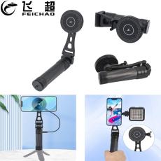 Magnetic Selfie Stick Wireless Charging Carbon Fiber Power Bank Hand Grip for iPhone 16 15 14 for HUAWEI for XIAOMI Mobile Phone