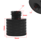 2x Reinforce DSLR Cameras Screw Adapter 1/4 to 3/8 M4 M5 M6 M8 M10 Male Female Screw for Monopod Tripod Ball Lights Bike Mount