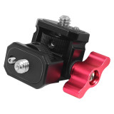 Aluminum Alloy DSLR Stand Holder Cold Shoe Mount for OSMO 360 Cameras Monitor Microphone Hot Shoe Adjustable Support Bracket for SLR Cage