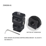 Aluminum Alloy DSLR Stand Holder Cold Shoe Mount for OSMO 360 Cameras Monitor Microphone Hot Shoe Adjustable Support Bracket for SLR Cage