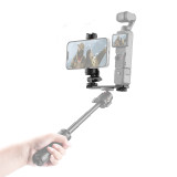 Camera Mount Bracket with Phone Clip Cold Shoe Tripod Mount for DJI Osmo Pocket 3 Expansion Bracket Phone Vlog Holder Adapter