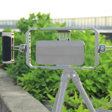 Universal Handheld Photography Bracket 360° Rotation for 63.5-87mm Cell Phone Extension Fill Light Microphone Vlog Live Video