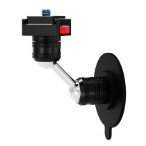 Flexible Adhesive Strong Stick Quick Release Mount 360° Dual BallHead Magnet Base for GoPro13 DJI Action2/ Pocket 4 Insta360 Go3 X4 Camera