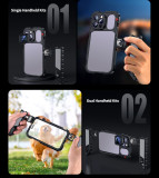 Cell Phone Expansion Frame Bracket Protection Cage Support 17mm Lens
