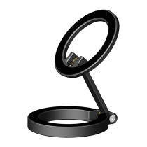 Magnetic Mount Phone Ring Holder for MagSafe Magnet Grip for iPhone 16 15 14 13 12 Pro Max For Huawei Xiaomi Stand Desk Holder