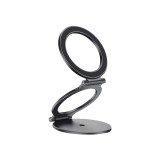 Magnetic Mount Phone Ring Holder for MagSafe Magnet Grip for iPhone 16 15 14 13 12 Pro Max For Huawei Xiaomi Stand Desk Holder