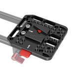 V MOUNT Battery Plate with 1/4  M4 M3 Thread for 15MM Rail Rod Clamp V Lock Battery Plate Adapter for DSLR Camera Power Supply