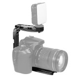 Cold Shoe Mount U-Shape Camera Handle Grip Video Light Holder for Nikon Canon Sony DSLR Camera Stabilizer Microphone Stand