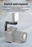Cold Shoe Mount U-Shape Camera Handle Grip Video Light Holder for Nikon Canon Sony DSLR Camera Stabilizer Microphone Stand