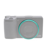 Camera Lens Filter Ring, Metal Step Up Ring Compatible with GR3III GR3IIIX GR3 GR3X Camera GR3X HDF, Lens Decoration Ring Cap Protector Adapter