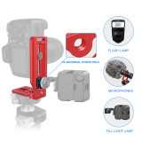 DSLR Camera L Bracket, Universal Vertical Horizontal Switching Tripod Quick Release Plate with 1/4  Screw, Stabilizer Monopod Support Camera Mount