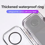 Waterproof Case, Underwater Dive Case Housing Shell Compatible with X3 60M Deep Diving Snorkeling Protector with Bracket Action Camera Accessories