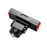 Magnetic Quick Release Adapter Mount Base, 180° Horizontal Damping 360°Adjustable Mount Adapter with Cold Shoe Mount Compatible with GO 3S/3