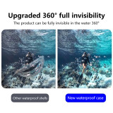Waterproof Case, Underwater Dive Case Housing Shell Compatible with X3 60M Deep Diving Snorkeling Protector with Bracket Action Camera Accessories
