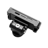 Magnetic Quick Release Adapter Mount Base, 180° Horizontal Damping 360°Adjustable Mount Adapter with Cold Shoe Mount Compatible with GO 3S/3